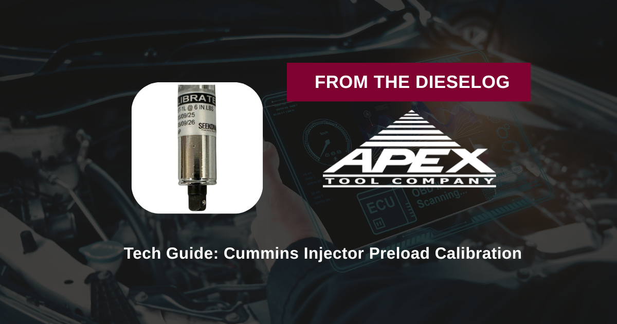 Tech Guide: Cummins Injector Preload Calibration